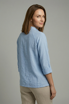 Women’s Shirt with Button Fastening and Long Sleeves