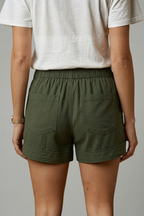 Women’s Shorts with Drawstring Waist and Relaxed Fit