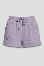 Women’s Shorts with Drawstring Waist and Side Pockets