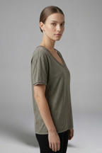 Women’s T-Shirt with Round Neck and Short Sleeves