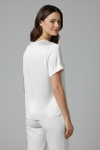 Women’s T-Shirt with Round Neck and Short Sleeves