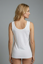 Women’s Tank Top with Round Neck and Sleeveless Design