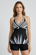 Women’s Tankini Set with Halter Neck and Shorts