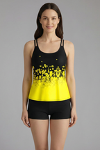 Women’s Tankini Set with Scoop Neck and Shorts
