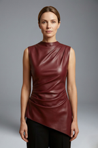 Women’s Top with Fitted Design and Smooth Surface
