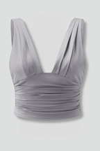 Women’s Top with V Neckline and Sleeveless Design