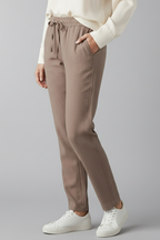 Women’s Trousers with Elastic Waist and Side Pockets