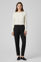 Women’s Trousers with Elastic Waistband and Side Pockets