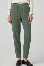 Women’s Trousers with Elastic Waistband and Side Pockets