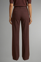 Women’s Trousers with High Waist and Straight Leg