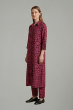 Women’s Two Piece Set with Geometric Pattern and Relaxed Fit