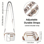 Dame Crossbody Taske PU Læder Justerbar Rem Brun — Image 10