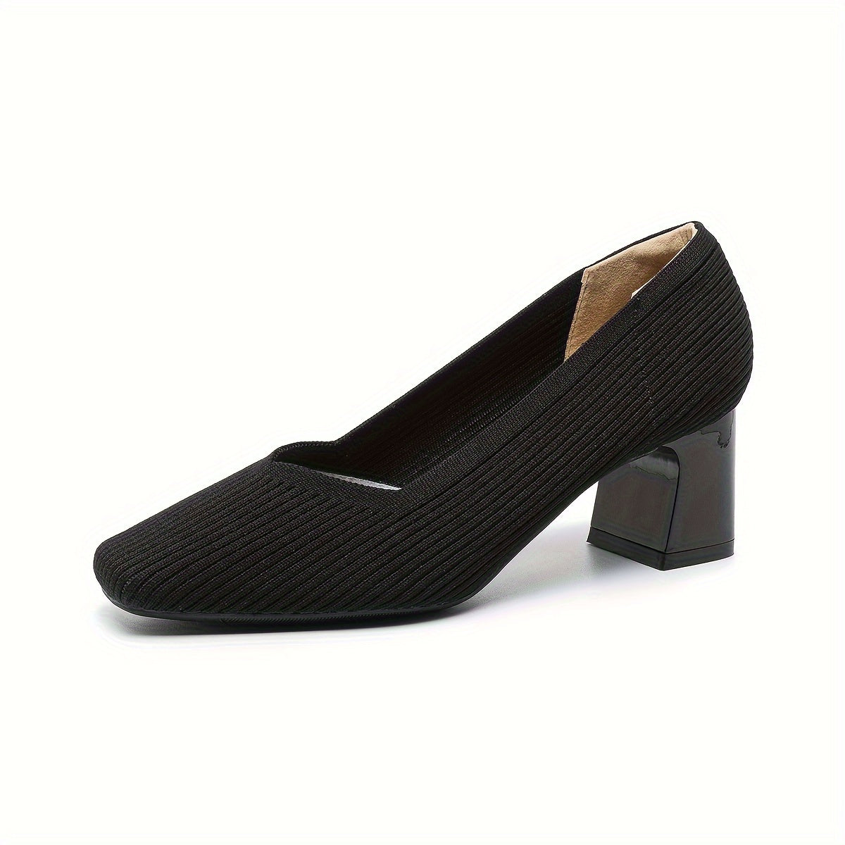 Women's Orthopaedic Pumps with Low Block Heel for Office Wear