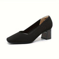 Women's Orthopaedic Pumps with Block Heel Design for Office Wear
