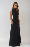 Elegant aftenkjole i sort — Image 5