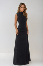 Elegant aftenkjole i sort — Image 5