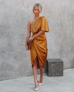 Elegant Asymmetrisk Cocktailkjole i Sort — Image 10