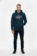 Opolitch Herre Circle Graphic Pullover Hoodie - Navyblå