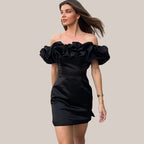 Elegant Cocktailkjole i Sort — Main Image