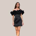 Elegant Cocktailkjole i Sort — Image 2