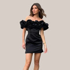 Elegant Cocktailkjole i Sort — Image 5