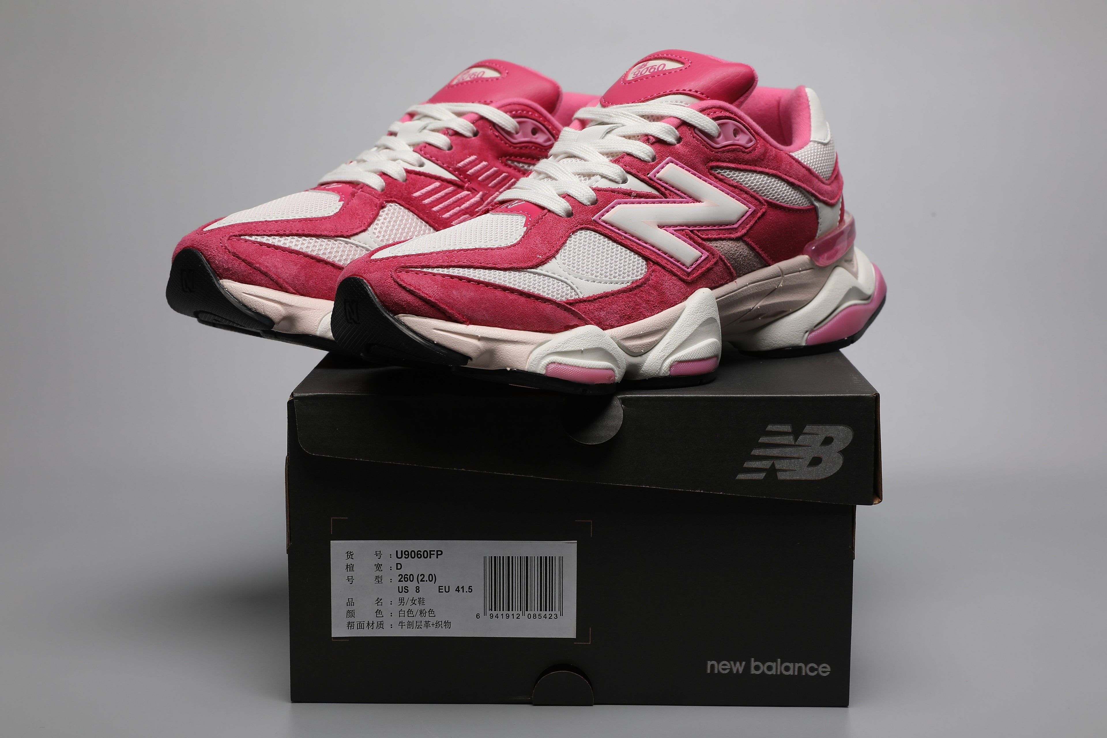 New Balance 9060 Red Pink