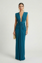 Women’s Maxi Dress with Elongated Shape