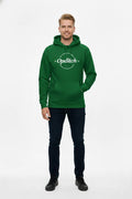 Opolitch Herre Circle Emblem Pullover Hoodie - Smaragdgrøn