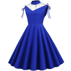 Elegant kjole i Royal Blue — Main Image