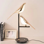 Opditch LED bordlampe med gyldne fugle – billede 3