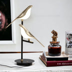 Opditch LED bordlampe med gyldne fugle – billede 5