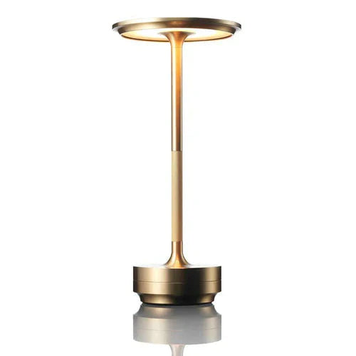 Opditch guld metal dæmpbar trådløs LED bordlampe – billede 5