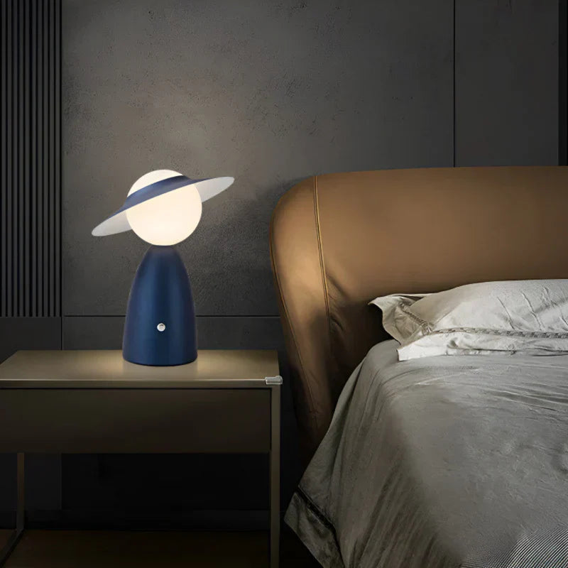 Opditch moderne dæmpbar LED bordlampe i metal – billede 4