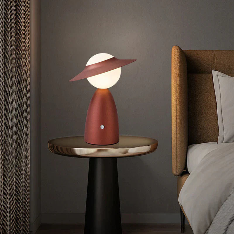 Opditch moderne dæmpbar LED bordlampe i metal – billede 5