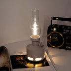 Opditch retro LED lanterne bordlampe i glas – billede 16
