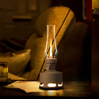 Opditch retro LED lanterne bordlampe i glas – billede 23