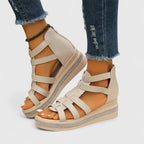 Women's Orthopaedic Sandals with Wedge Platform Sole for Summer