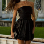 Elegant Strapless Festkjole i Pink — Image 5